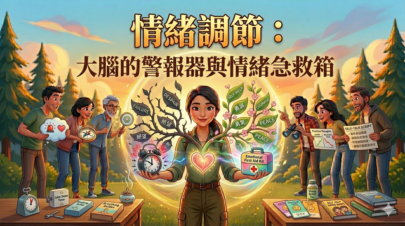 情緒調節：大腦的警報器與情緒急救箱