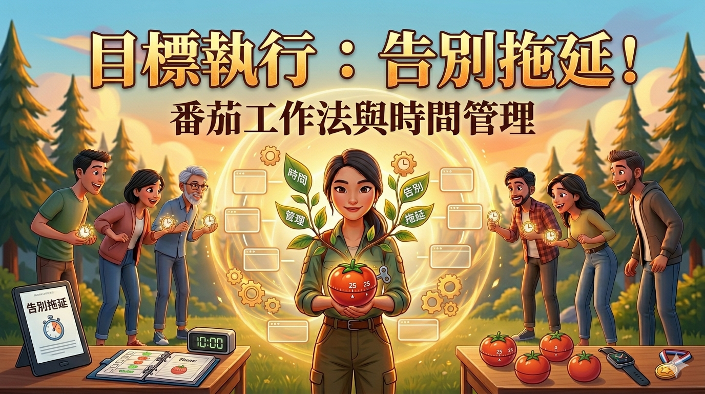 目標執行：告別拖延！番茄工作法與時間管理