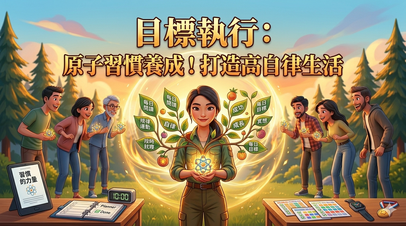 目標執行：原子習慣養成！打造高自律生活