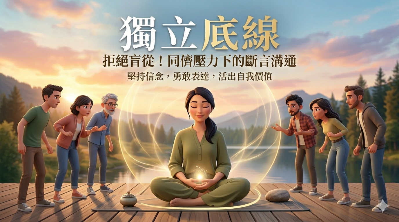 獨立底線：拒絕盲從！同儕壓力下的斷言溝通